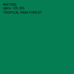 #047D53 - Tropical Rain Forest Color Image