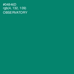 #04846D - Observatory Color Image