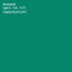 #04866B - Observatory Color Image