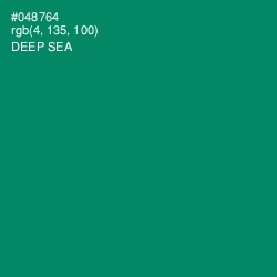 #048764 - Deep Sea Color Image