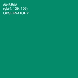 #048B6A - Observatory Color Image