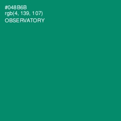 #048B6B - Observatory Color Image