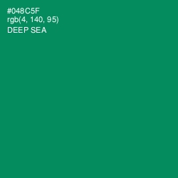 #048C5F - Deep Sea Color Image