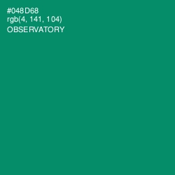 #048D68 - Observatory Color Image