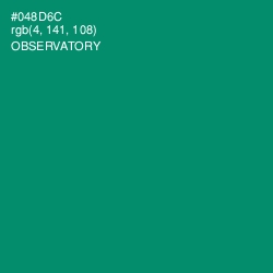 #048D6C - Observatory Color Image