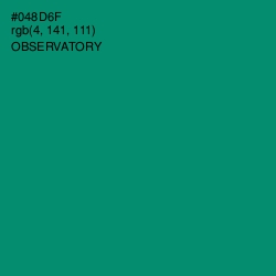 #048D6F - Observatory Color Image