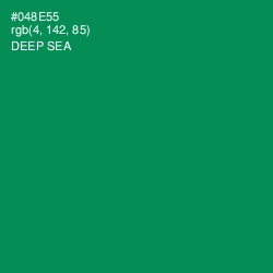#048E55 - Deep Sea Color Image