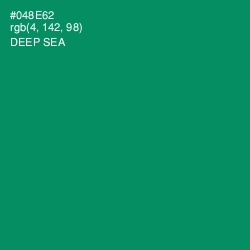 #048E62 - Deep Sea Color Image