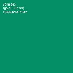 #048E63 - Observatory Color Image