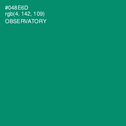 #048E6D - Observatory Color Image