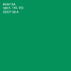 #04915A - Deep Sea Color Image