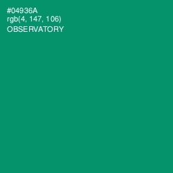 #04936A - Observatory Color Image