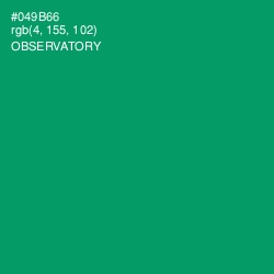 #049B66 - Observatory Color Image