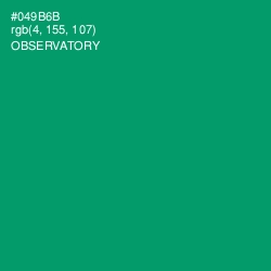 #049B6B - Observatory Color Image