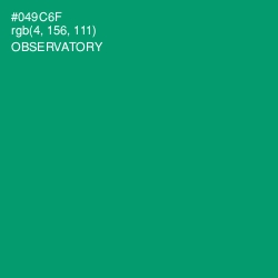 #049C6F - Observatory Color Image