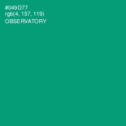 #049D77 - Observatory Color Image