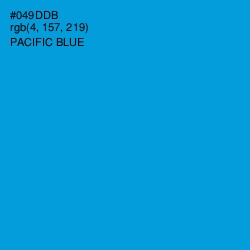 #049DDB - Pacific Blue Color Image