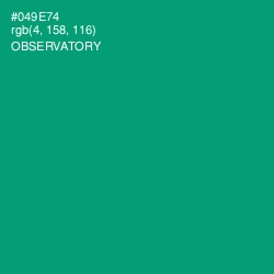 #049E74 - Observatory Color Image