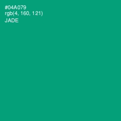 #04A079 - Jade Color Image