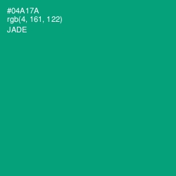 #04A17A - Jade Color Image