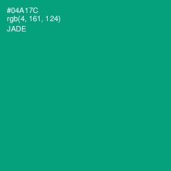 #04A17C - Jade Color Image