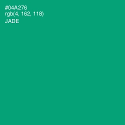 #04A276 - Jade Color Image