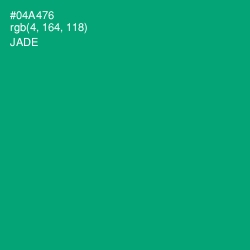 #04A476 - Jade Color Image