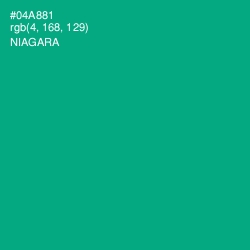 #04A881 - Niagara Color Image