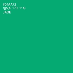 #04AA72 - Jade Color Image