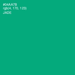 #04AA7B - Jade Color Image