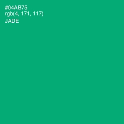 #04AB75 - Jade Color Image