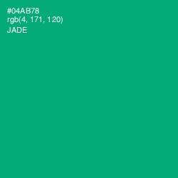 #04AB78 - Jade Color Image