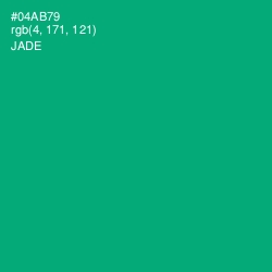 #04AB79 - Jade Color Image