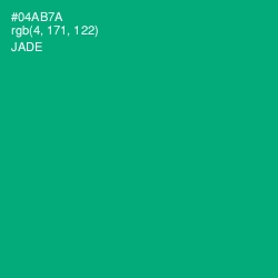 #04AB7A - Jade Color Image