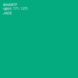 #04AB7F - Jade Color Image