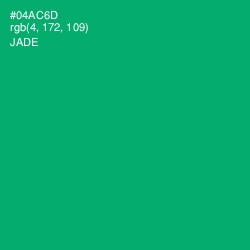 #04AC6D - Jade Color Image