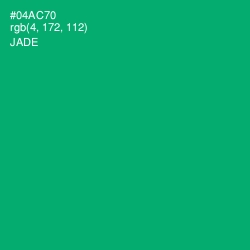 #04AC70 - Jade Color Image