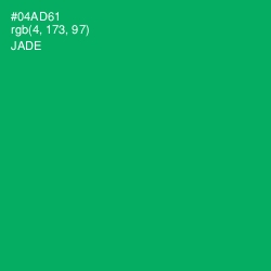 #04AD61 - Jade Color Image