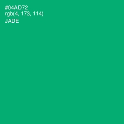 #04AD72 - Jade Color Image