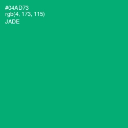 #04AD73 - Jade Color Image
