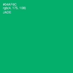 #04AF6C - Jade Color Image