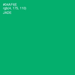 #04AF6E - Jade Color Image
