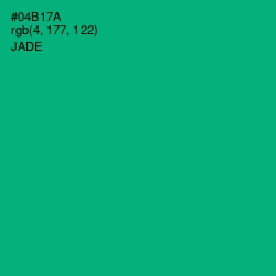 #04B17A - Jade Color Image