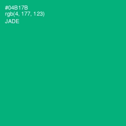 #04B17B - Jade Color Image