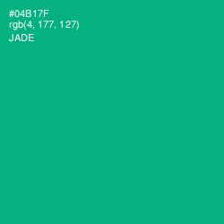 #04B17F - Jade Color Image