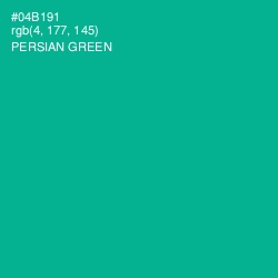 #04B191 - Persian Green Color Image