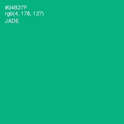 #04B27F - Jade Color Image