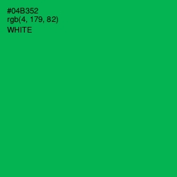 #04B352 - Green Haze Color Image