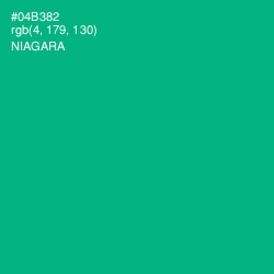 #04B382 - Niagara Color Image