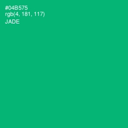 #04B575 - Jade Color Image